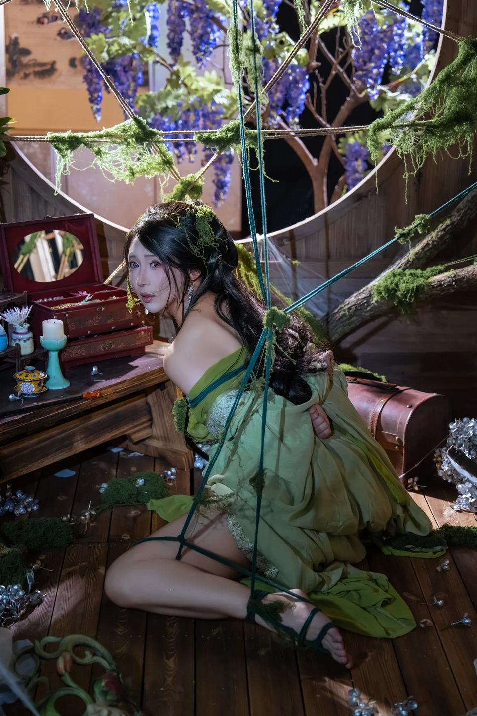 云溪溪 - &奶桃桃 苔缚 [93P,1V-3.38GB] tg@simisebaisi 【丝足阁】024.webp